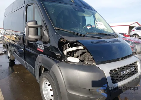 2022 Ram Promaster 2500 High Roof 159 Wb from USA, damaged, VIN 3C6LRVDG7NE111481